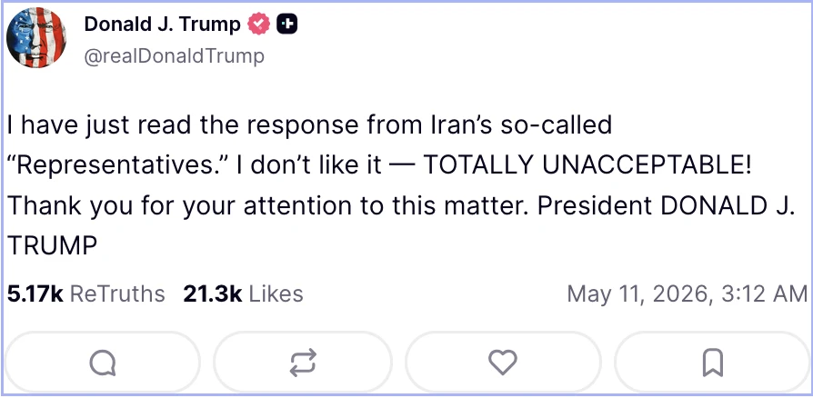 Iran tuyên bố bắn hạ ’UAV của kẻ thù’ sau khi Tổng thống Trump bác phản hồi của Tehran Iran tuyên bố bắn hạ ’UAV của kẻ thù’ sau khi Tổng thống Trump bác phản hồi của Tehran