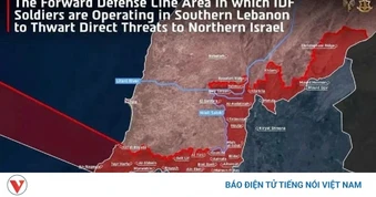 Israel công bố bản đồ vùng an ninh tại miền Nam Lebanon