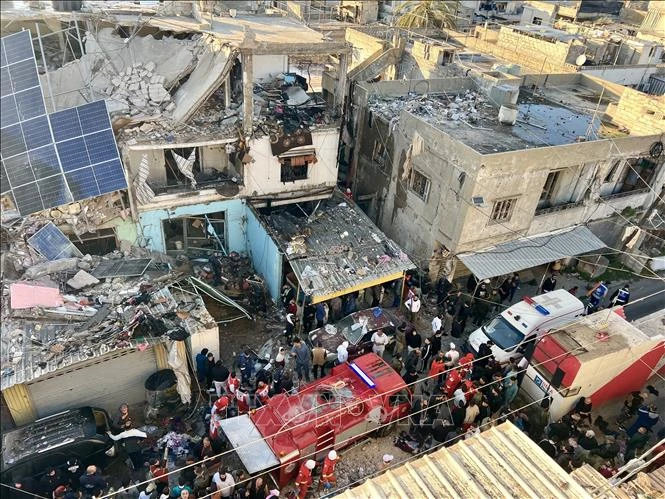 Israel không kích cơ sở tài chính liên quan Hezbollah tại Liban