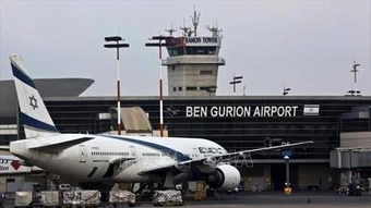 Israel: Sân bay Ben Gurion chỉ hoạt động 1/3 công suất do máy bay quân sự Mỹ