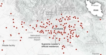 Israel tấn công cùng lúc cả Tehran và Beirut
