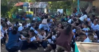 Khoảnh khắc thót tim trong trận động đất khiến 32 người chết ở Philippines