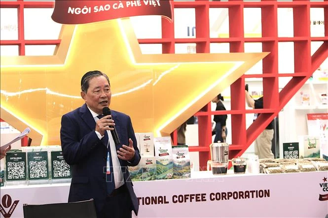 Không gian cà phê Việt Nam tại Coffee Expo Seoul 2026