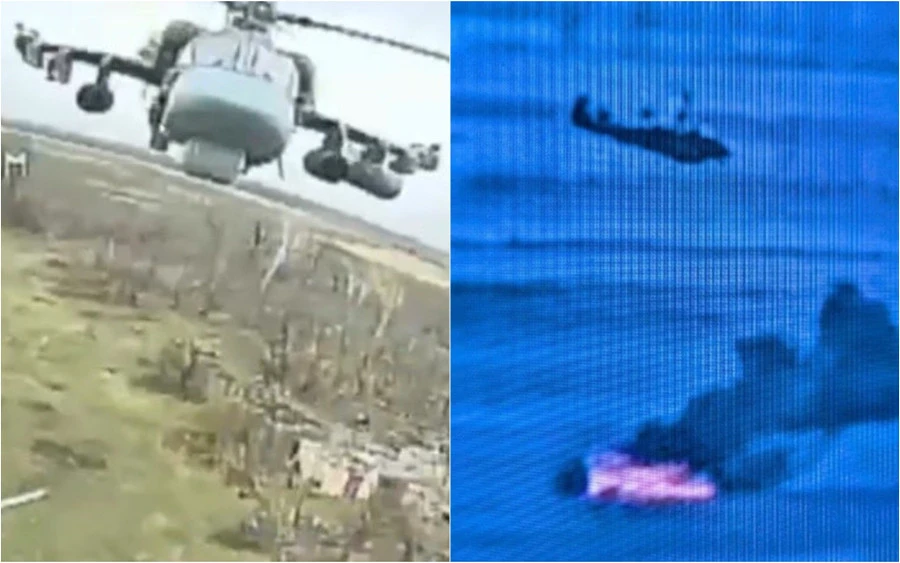 'Kỳ tích' máy bay không người lái FPV Ukraine bắn hạ trực thăng tấn công Ka-52 của Nga