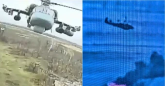 'Kỳ tích' máy bay không người lái FPV Ukraine bắn hạ trực thăng tấn công Ka-52 của Nga