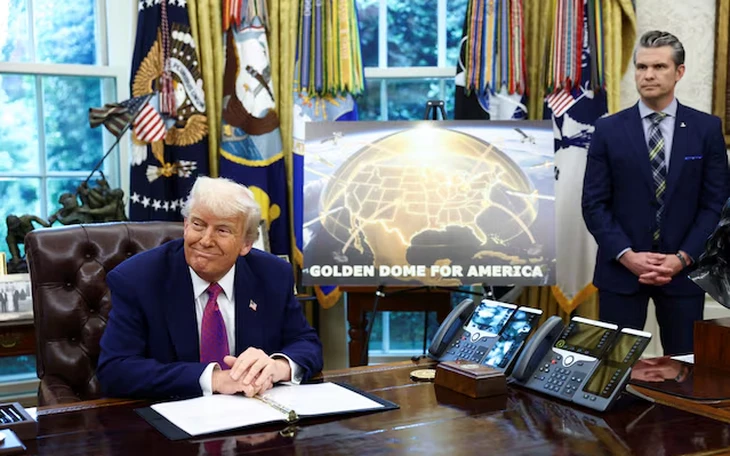 Lá chắn Vòm Vàng của ông Trump: Siêu dự án 1.200 tỉ USD nhưng vẫn thua Nga, Trung Quốc Lá chắn Vòm Vàng của ông Trump: Siêu dự án 1.200 tỉ USD nhưng vẫn thua Nga, Trung Quốc