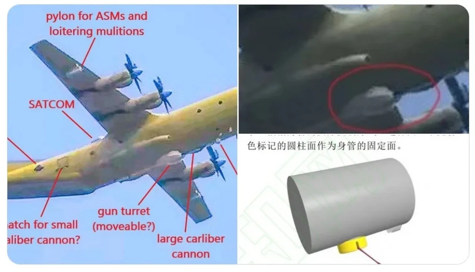 Lần đầu ghi nhận ‘pháo hạm bay’ của Trung Quốc và 'mổ xẻ' của chuyên gia