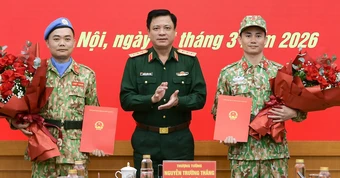 Lần đầu Việt Nam có sĩ quan đảm nhiệm vị trí tác chiến quân sự hỗn hợp tại UNISFA