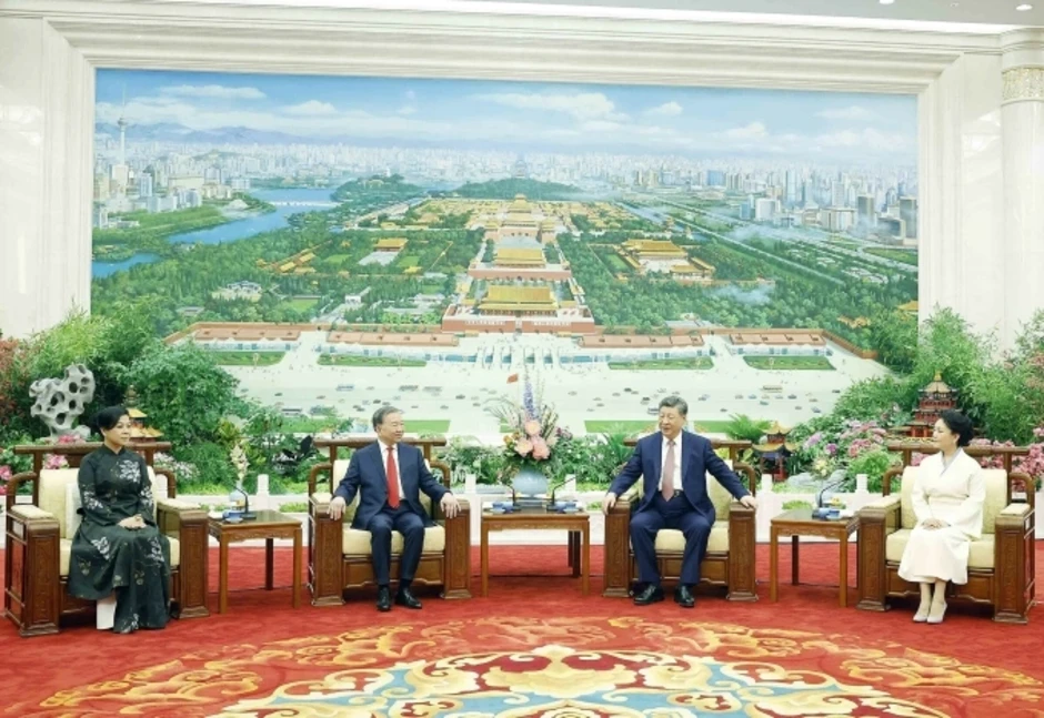 Lãnh đạo Việt - Trung dự tiệc trà Lãnh đạo Việt - Trung dự tiệc trà