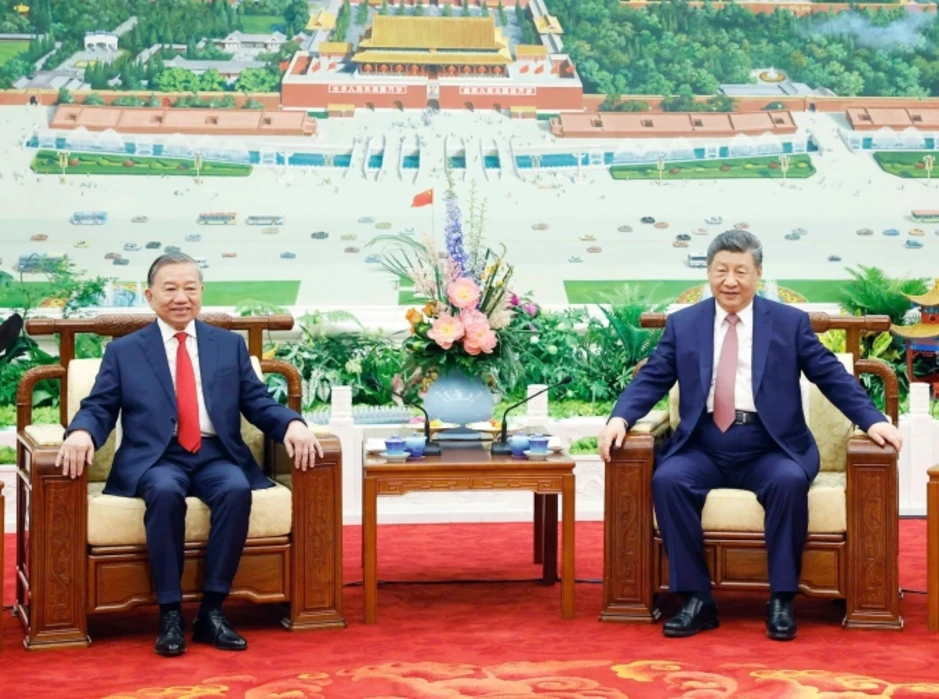 Lãnh đạo Việt - Trung dự tiệc trà Lãnh đạo Việt - Trung dự tiệc trà