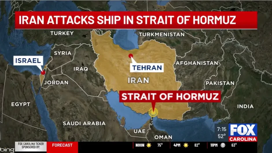 Mỹ chặn đứng vụ Iran tấn công ba tàu hải quân ở eo biển Hormuz