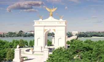 Mỹ công bố thiết kế khải hoàn môn ở Washington