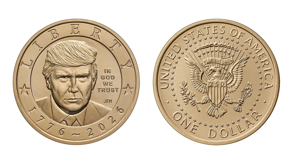 Mỹ phát hành đồng xu kỷ niệm 1 USD in hình Tổng thống Trump Mỹ phát hành đồng xu kỷ niệm 1 USD in hình Tổng thống Trump