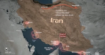 Mỹ tấn công cầu đường sắt chiến lược nối Iran với Trung Quốc và Nga