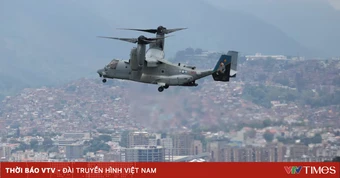 Mỹ tập trận quân sự trên không phận thủ đô của Venezuela