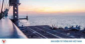 Mỹ vẫn duy trì tàu chiến trước “thềm nhà” Iran bất chấp đàm phán đang diễn ra