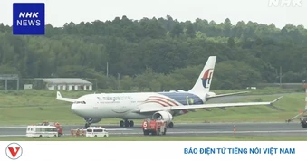 Máy bay Malaysia gặp sự cố tại Nhật Bản
