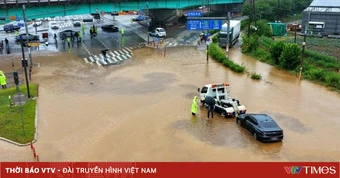 Mưa lớn gây lũ lụt và thiệt hại trên diện rộng tại Hàn Quốc