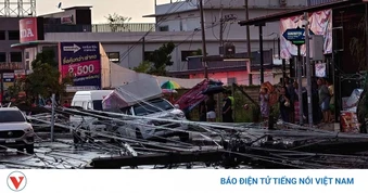 Mưa lũ làm gián đoạn lưới điện tại Thái Lan, hàng trăm người sơ tán tại Malaysia