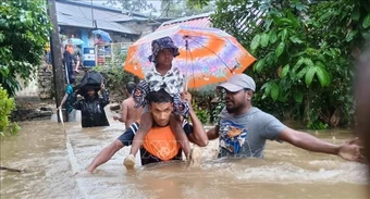 Mưa lũ, sạt lở tại Sri Lanka khiến 5 người thiệt mạng