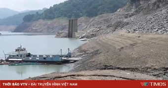 Mực nước hồ chứa Angat giảm mạnh do hạn hán