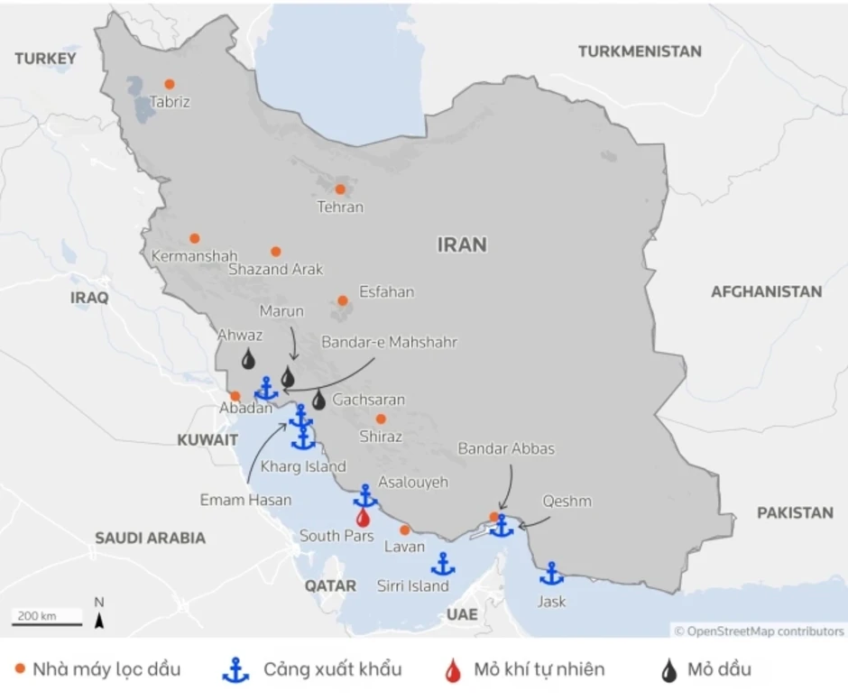 Năng lực dầu khí của Iran thế nào? Năng lực dầu khí của Iran thế nào?