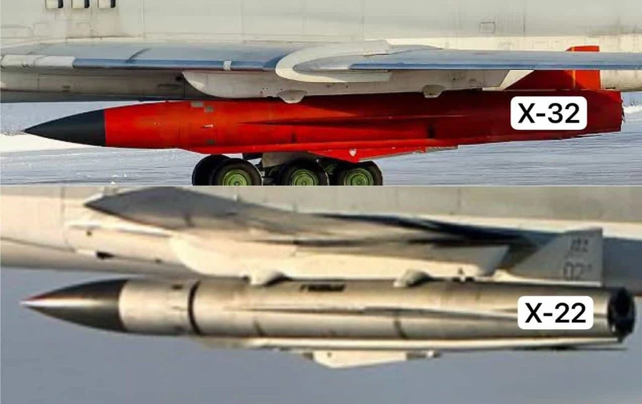 Nga dùng tên lửa Kh-22/32 để tấn công Ukraine lần đầu tiên sau nhiều tháng Nga dùng tên lửa Kh-22/32 để tấn công Ukraine lần đầu tiên sau nhiều tháng