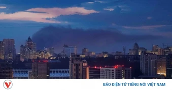 Nga phóng loạt tên lửa đạn đạo vào thủ đô Kiev của Ukraine