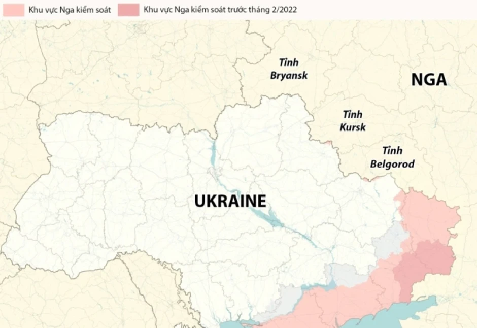 Nga thay tỉnh trưởng hai vùng giáp Ukraine Nga thay tỉnh trưởng hai vùng giáp Ukraine