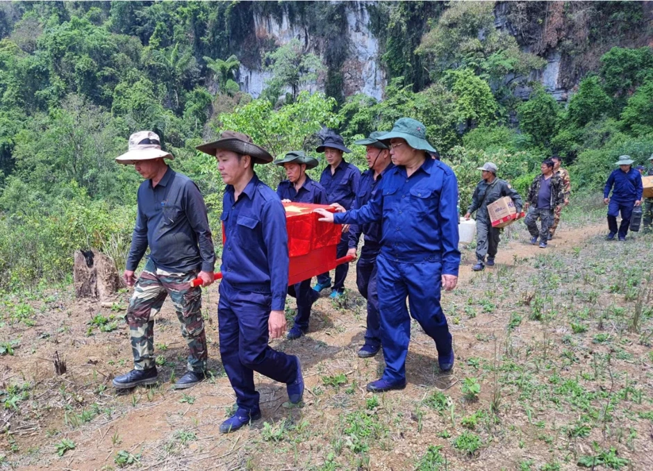 Nghệ An quy tập 80 hài cốt liệt sĩ hy sinh tại Lào Nghệ An quy tập 80 hài cốt liệt sĩ hy sinh tại Lào