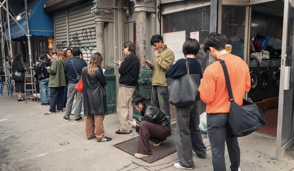 Người New York bỗng dưng 'nghiện' xếp hàng Người New York bỗng dưng 'nghiện' xếp hàng