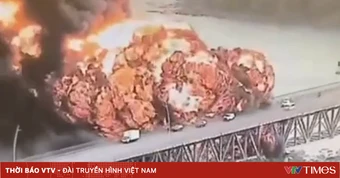 Nổ lớn gây cháy cây cầu biểu tượng ở Panama