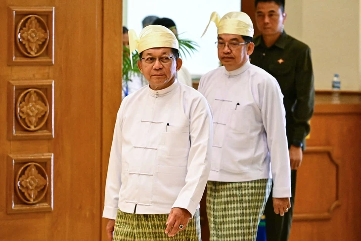 Ông Min Aung Hlaing chính thức tuyên thệ làm tổng thống Myanmar