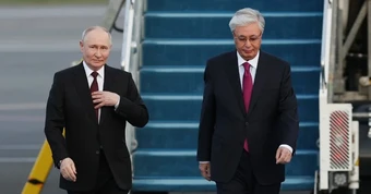 Ông Putin thăm cấp nhà nước Kazakhstan, được máy bay chiến đấu hộ tống đến tận thủ đô