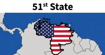 Ông Trump đăng bản đồ đánh dấu Venezuela là bang thứ 51 của Mỹ