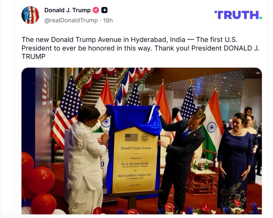 Ông Trump dự định thăm Ấn Độ vào đầu năm 2027 Ông Trump dự định thăm Ấn Độ vào đầu năm 2027