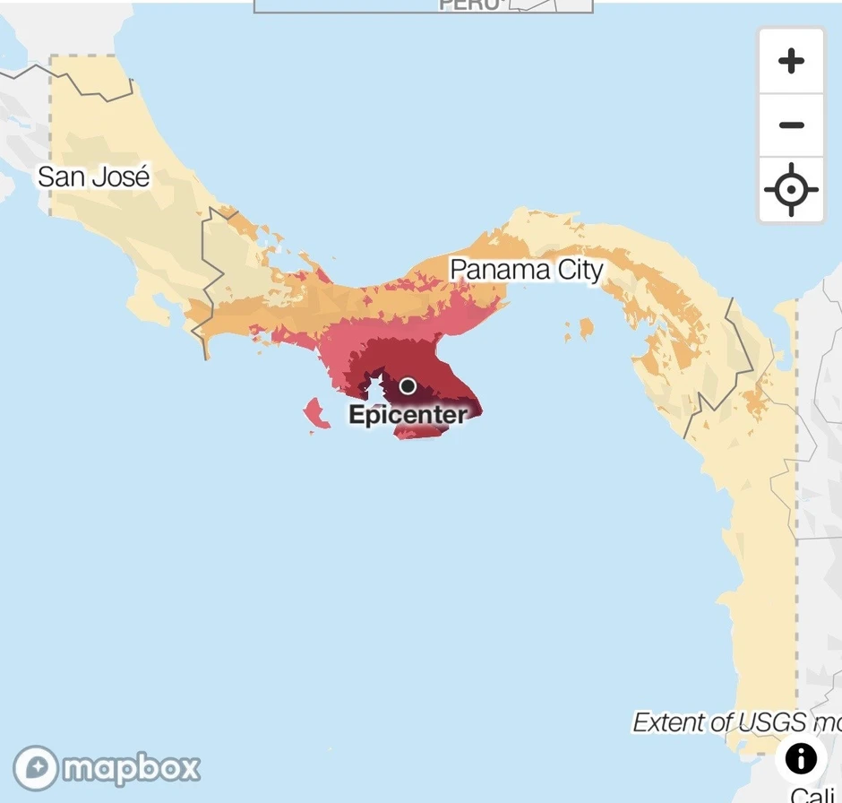Panama rung chuyển vì hai trận động đất mạnh, người dân hoảng loạn tháo chạy Panama rung chuyển vì hai trận động đất mạnh, người dân hoảng loạn tháo chạy