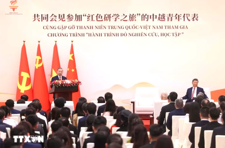 Phát biểu của Tổng Bí thư, Chủ tịch nước Tô Lâm tại cuộc gặp hữu nghị thanh niên Việt - Trung