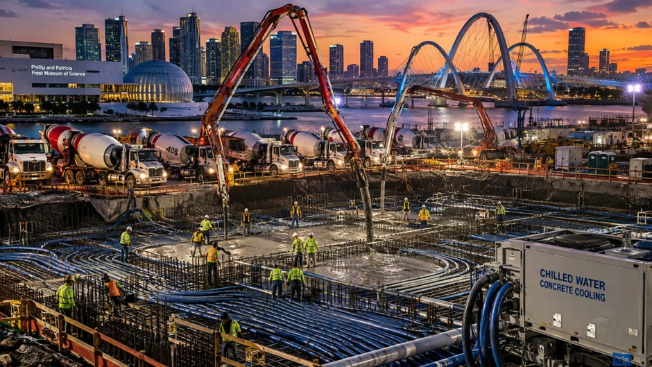 Phát hiện 408 xe tải trộn bê tông đổ 2.807 m3 liên tục cả ngày lẫn đêm, bí mật dưới lòng đất của công trình lộ diện Phát hiện 408 xe tải trộn bê tông đổ 2.807 m3 liên tục cả ngày lẫn đêm, bí mật dưới lòng đất của công trình lộ diện
