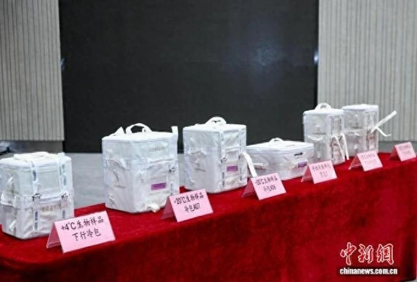 Phi hành đoàn Thần Châu 21 mang hơn 41 kg mẫu thí nghiệm không gian về trái đất Phi hành đoàn Thần Châu 21 mang hơn 41 kg mẫu thí nghiệm không gian về trái đất