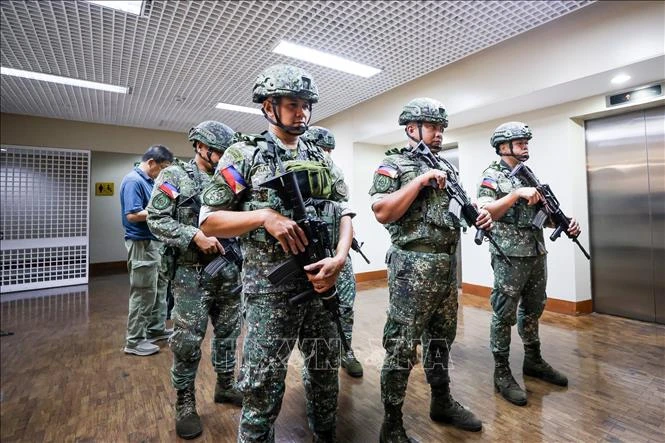 Philippines: Bắt giữ nghi phạm trong vụ nổ súng tại Thượng viện