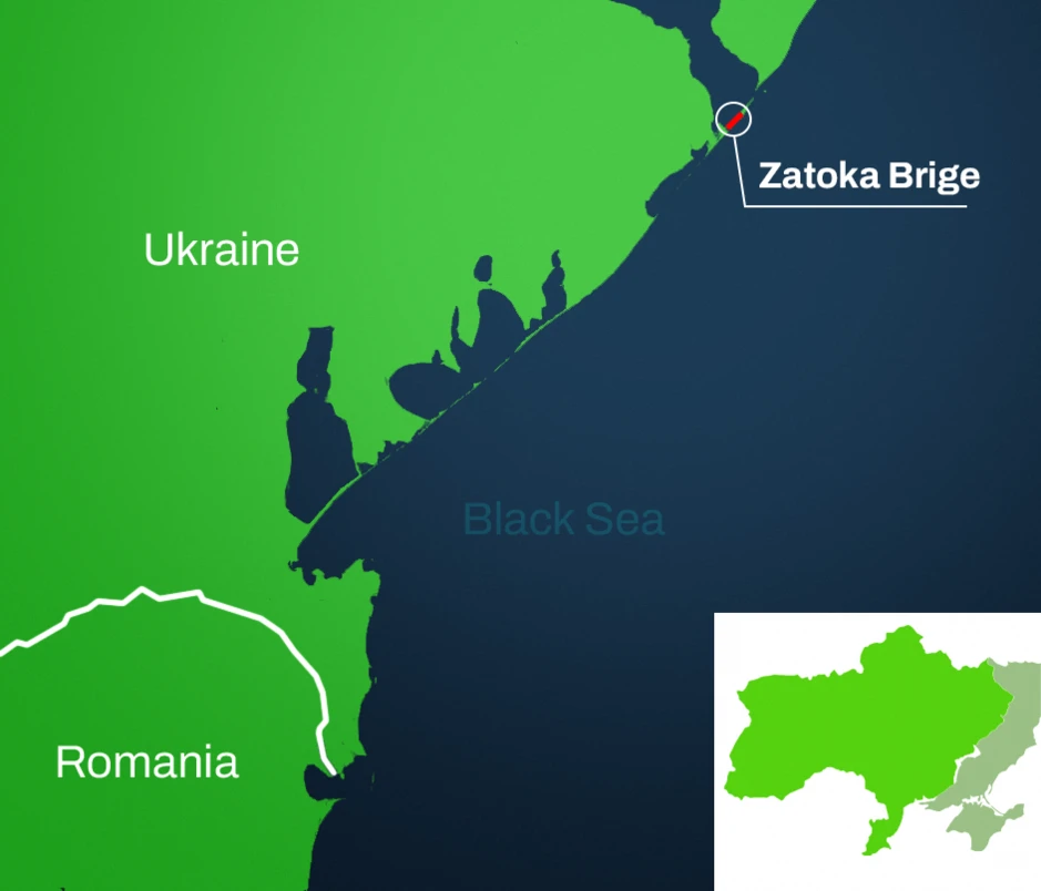 Quân đội Nga dội hỏa lực đánh sập cây cầu chiến lược ở Ukraine Quân đội Nga dội hỏa lực đánh sập cây cầu chiến lược ở Ukraine