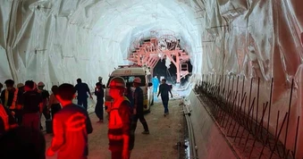 Sập hầm đường sắt đang thi công ở Thái Lan