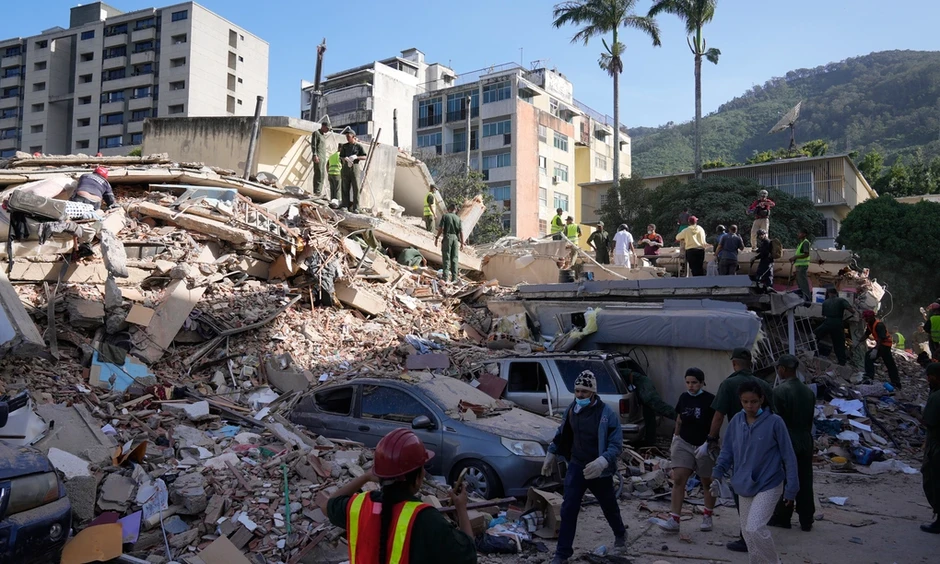 Số người chết do động đất kép ở Venezuela tăng lên 188 Số người chết do động đất kép ở Venezuela tăng lên 188