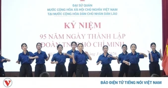 Sôi nổi hoạt động kỷ niệm 95 năm thành lập Đoàn TNCS Hồ Chí Minh tại Lào