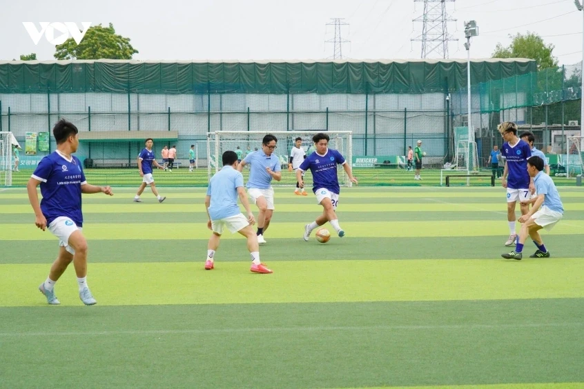Sôi nổi ngày hội thể thao gắn kết cộng đồng của lưu học sinh Việt Nam tại Bắc Kinh Sôi nổi ngày hội thể thao gắn kết cộng đồng của lưu học sinh Việt Nam tại Bắc Kinh