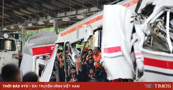 Tai nạn tàu hỏa nghiêm trọng tại Indonesia, ít nhất 14 người thiệt mạng