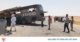 Tai nạn xe buýt thảm khốc ở Syria khiến ít nhất 35 người thiệt mạng