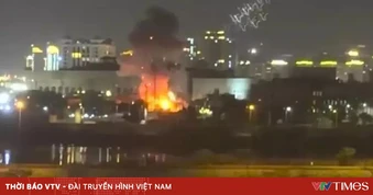 Tấn công nhằm vào Đại sứ quán Mỹ tại Baghdad gây cháy lớn