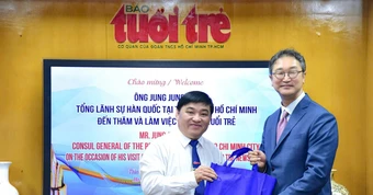 Tân Tổng lãnh sự Hàn Quốc: Mong báo Tuổi Trẻ là cầu nối Việt - Hàn